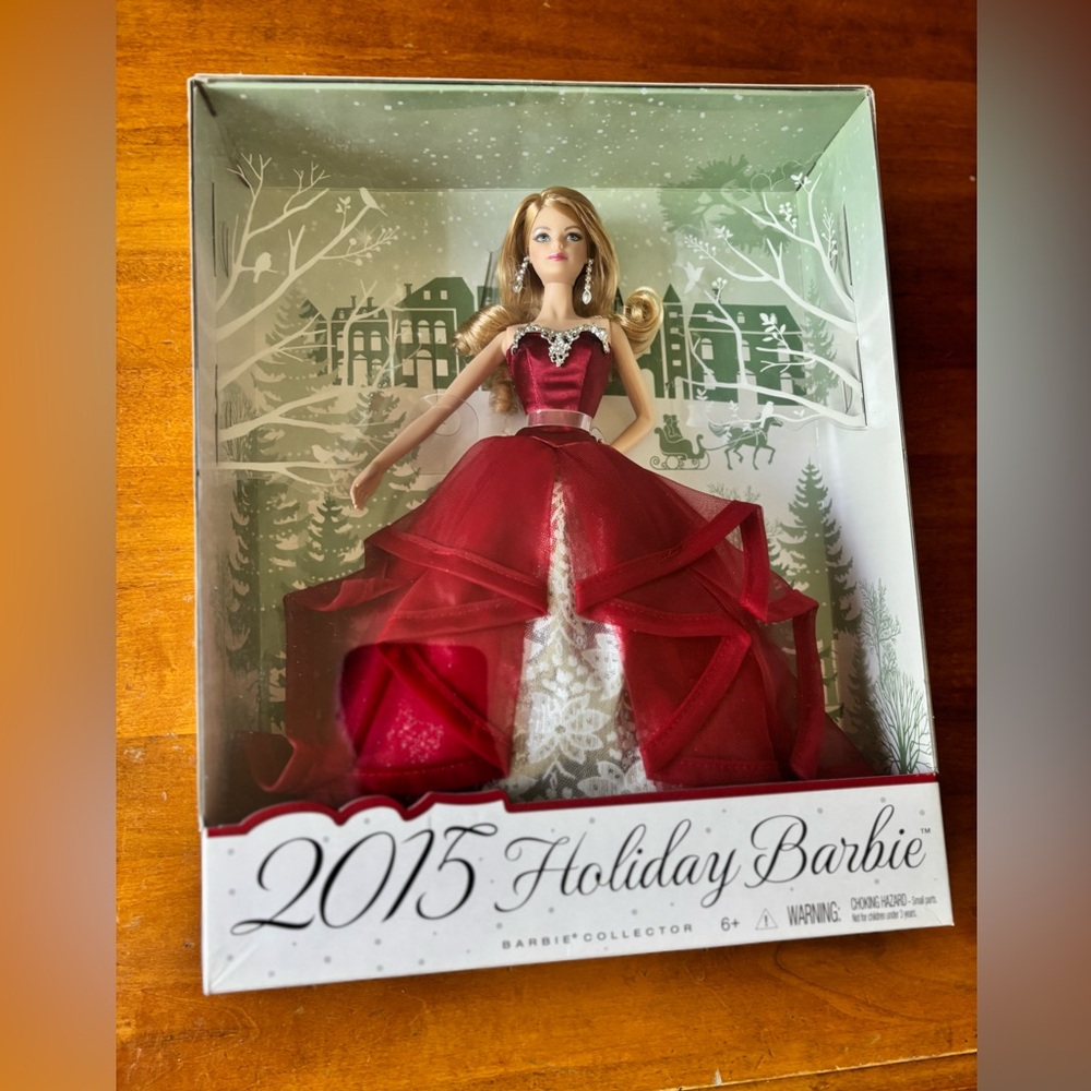 2015 Barbie Holiday Decor Red Gown Collector's Edition
